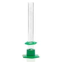Acidometer Glaszylinder 20 ml mit Fuß u. Ring