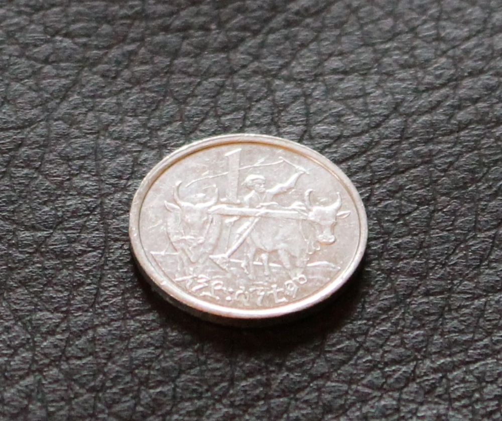 Ohrring – 1 Äthiopische Centimes – Bild 3