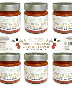 6X Tomatensoße mit Oliven und Kapern