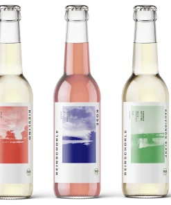 Organic wine spritzer 12er Mix – 4x REINSCHORLE Riesling + 4x REINSCHORLE Rosé + 4x REINSCHORLE Sauvignon Blanc