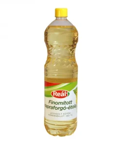 Reál, Echtes raffiniertes Sonnenblumen-Speiseöl 1l, aus Ungarn