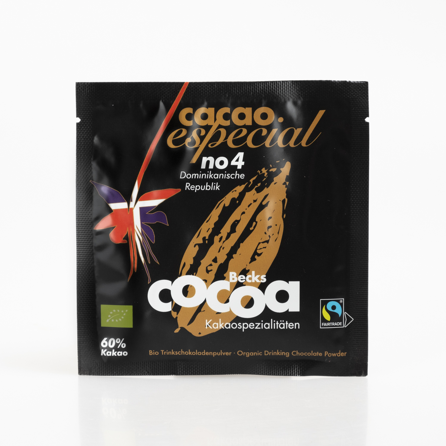 Becks Schokoladenpulver San Domingo 60% bio 25g – Bild 2