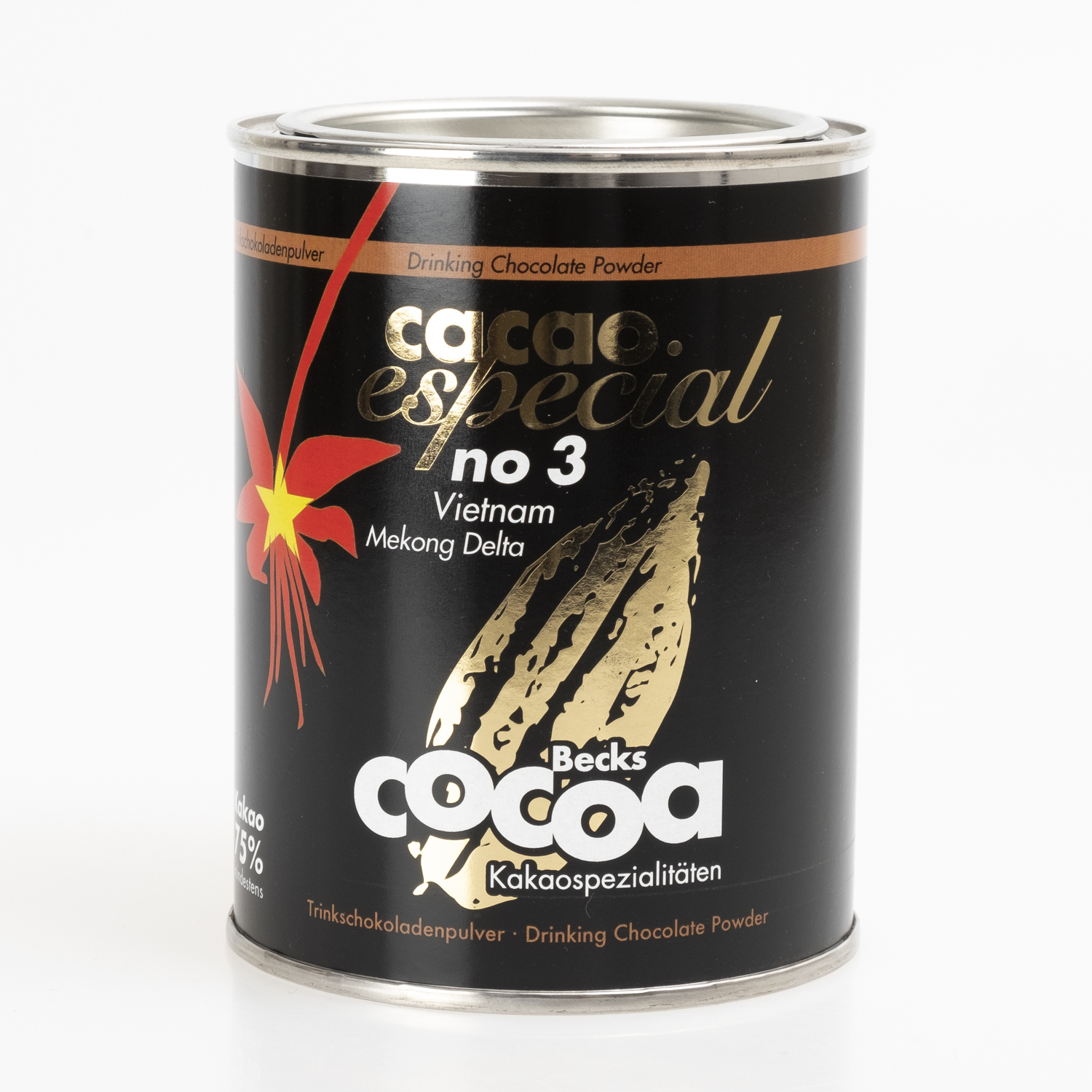 Becks Schokoladenpulver Vietnam 75% 250g