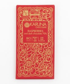 Karuna Belize with raspberry 70% organic, 60g