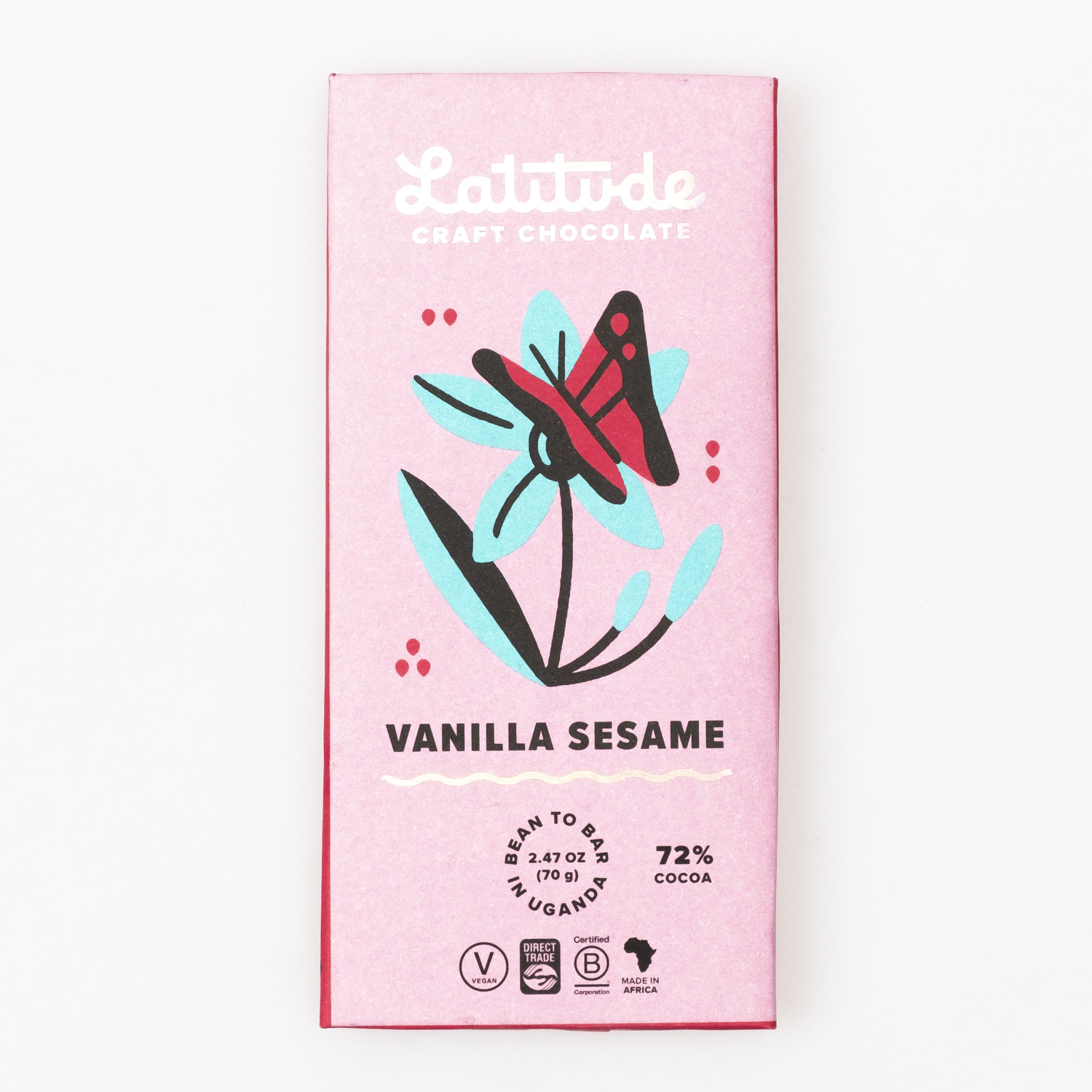 Latitude Vanilla Sesame 72%, 70g – Bild 2