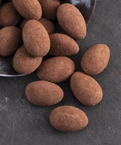 Mandeln mit dunkler Schokolade 100g