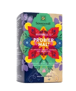 Sonnentor „Happiness is® Probier mal!“ 12 Bio-Tee-Sorten, 20 Teebeutel