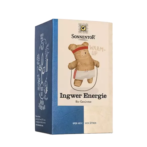 Sonnentor „Ingwer Energie“ Bio-Tee, 18 Teebeutel – Bild 2