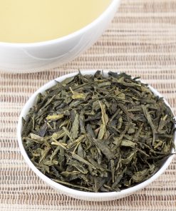 Japan green tea, cherry