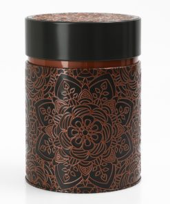 Tea tin Mandala dark 500g