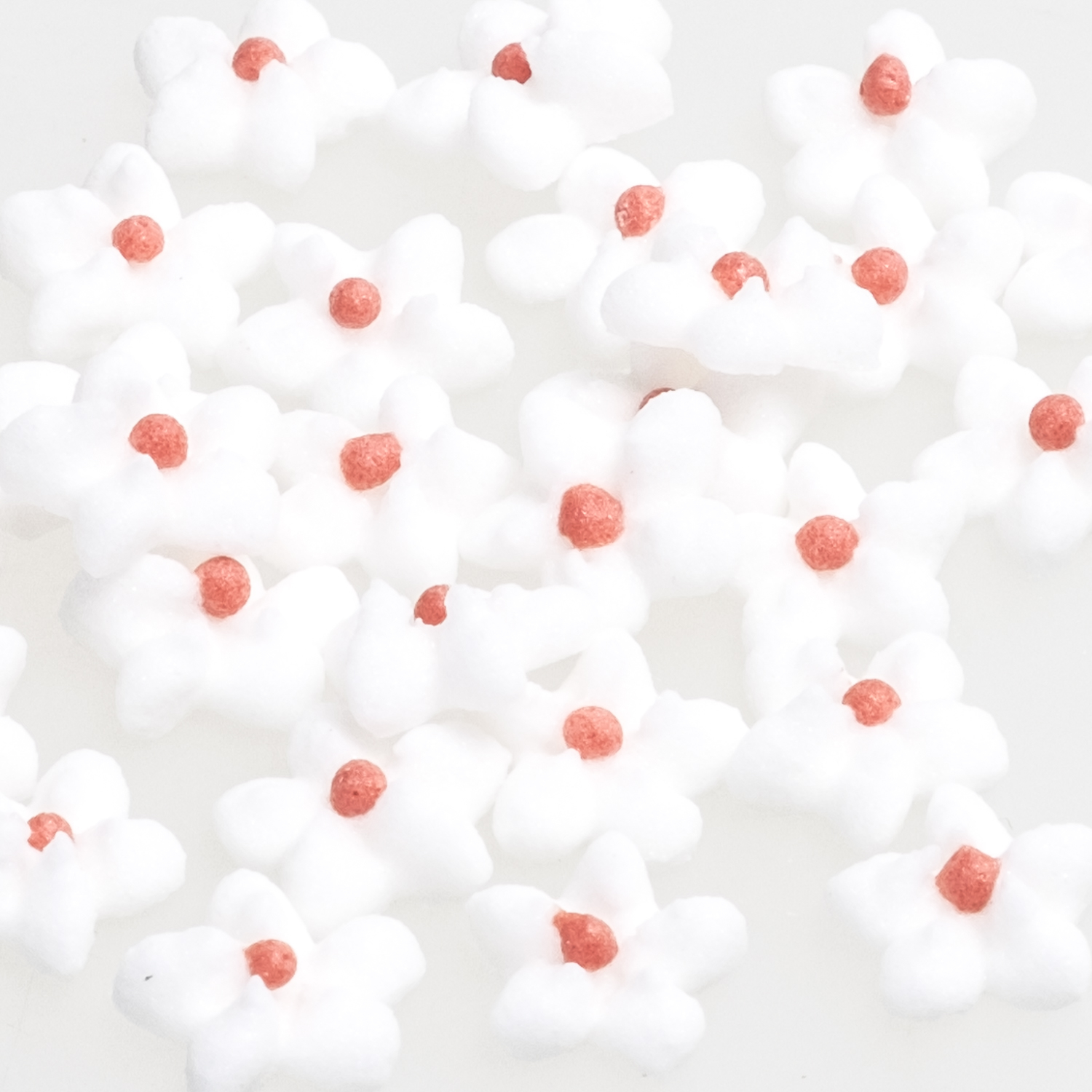 Forget-me-not white 10mm 30 pcs. – Bild 2