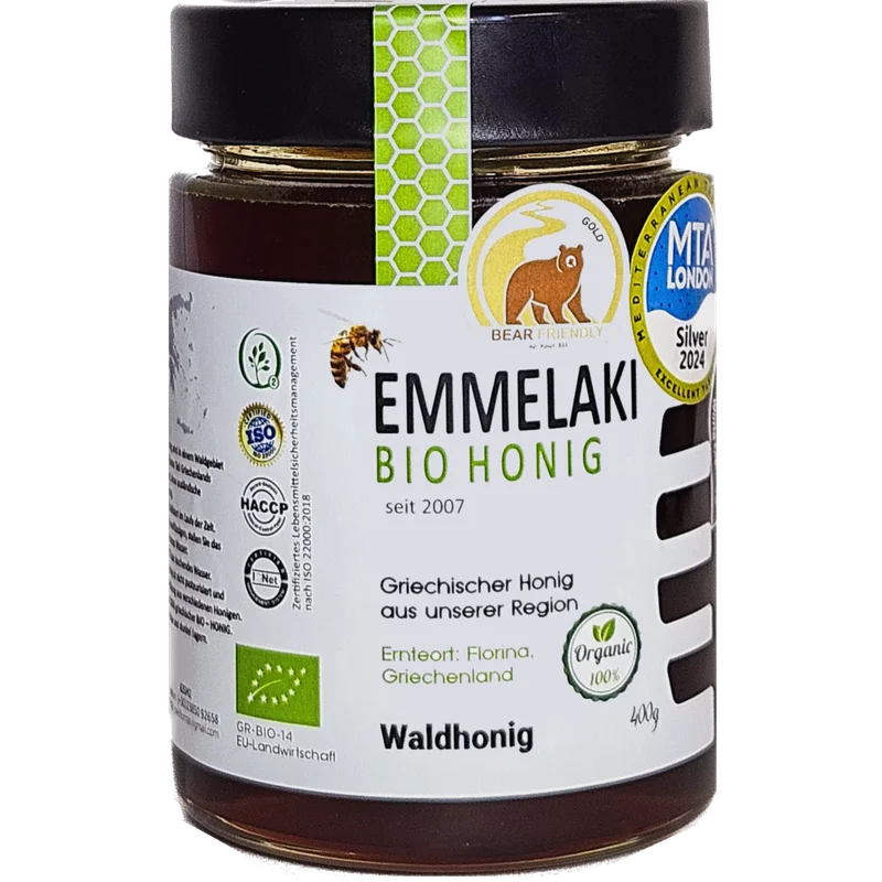 Emmelaki – Griechischer Waldhonig, BIO – 400g