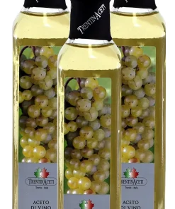 Weißweinessig – Weißwein Essig aus Italien – TrentinAcetia – 3×250 ml – Aceto di vino bianco