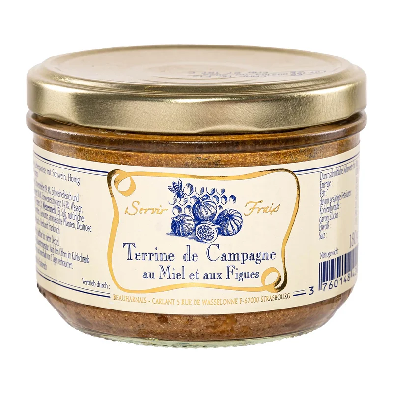 Beauharnais | Landpastete mit Honig und Feigen | 190g
