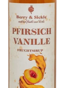 Berry & Sickle – Pfirsich-Vanille Fruchtsirup