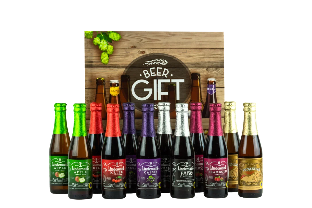 Bier Geschenkbox Lindemans Auswahl