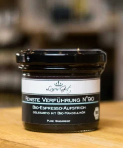 BIO Espresso Aufstrich mit BIO Mandellikör