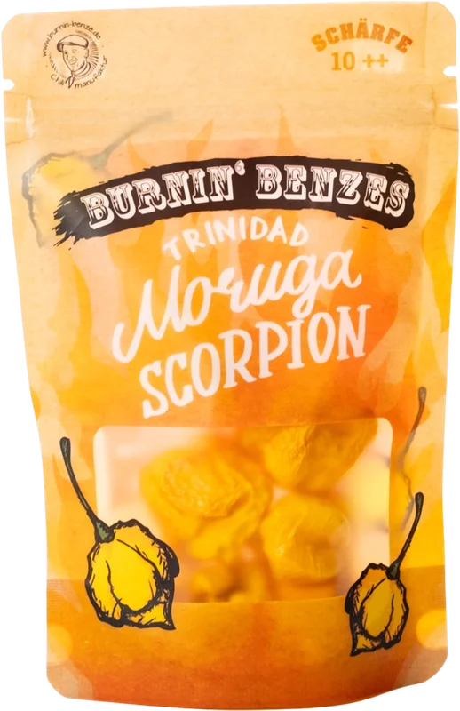 Burnin‘ Benzes Trinidad Moruga Scorpion – getrocknete Schoten