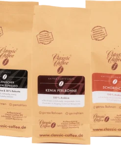 Coffee mix tasting package (chocolate-chili + Kenya pearl bean + Italian premium espresso)