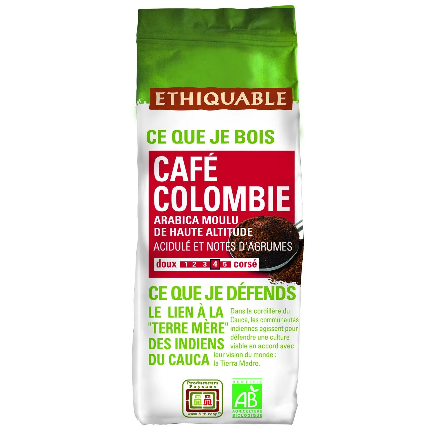 Bio Kaffee Gemahlen – Kolumbien Ethiquable – Bild 2
