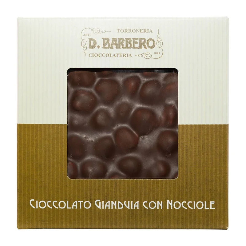 D.Barbero | Gianduja Schokolade mit Haselnüssen | 120g – Bild 2