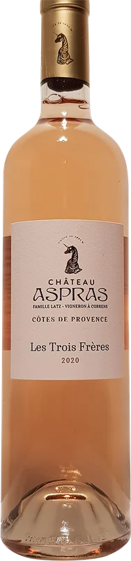 Trois Frères 2020 rosé AOP Côtes des Provence – Rosé wine cuvée