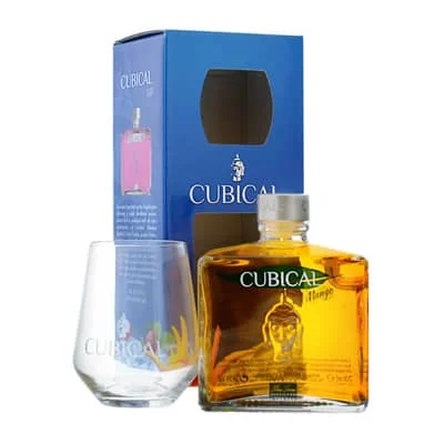 Cubical Mango Special Distilled Gin 70cl, Set mit Glas