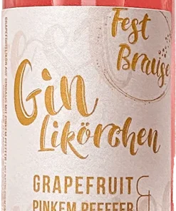 Ginlikörchen mit Grapefruit & pinkem Pfeffer
