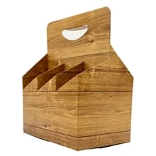 Flaschenträger 6 Flaschen 0,5 Liter – Design Holz