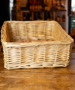 Geflochtener Korb hoch – quadratisch