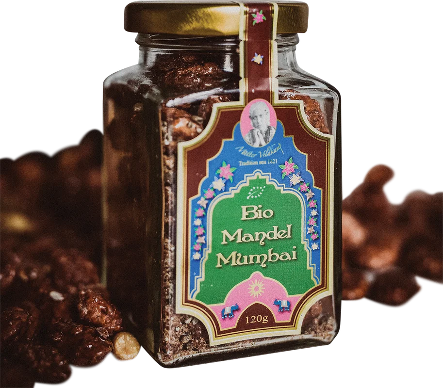 Hamburger Gold Almonds – Organic Almond Mumbai – spicy roasted almonds – Bild 2