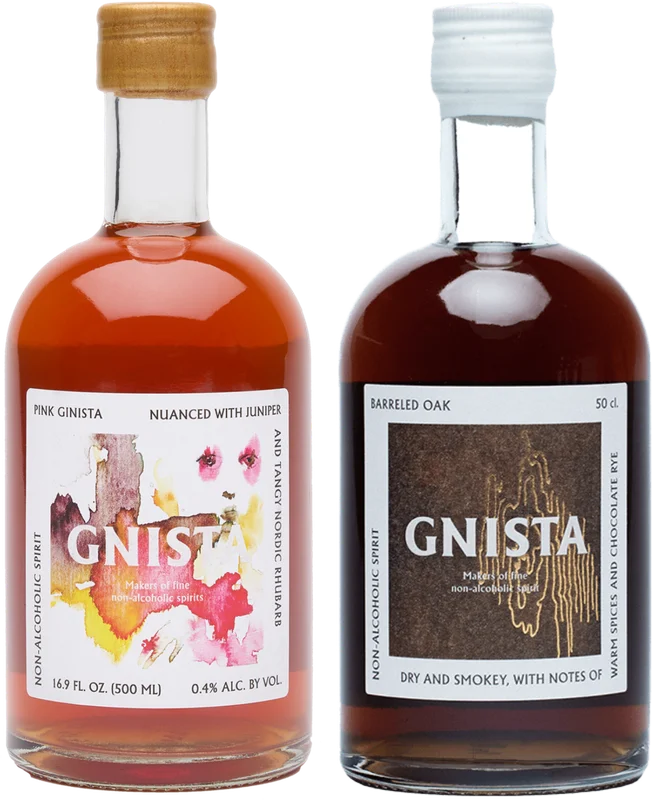 GNISTA non-alcoholic tasting pack (1x Pink + 1x Barreled Oak)
