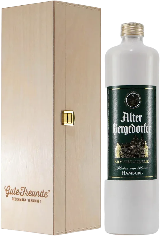 Heinr. von Have Old Bergedorf herbal liqueur with wooden gift box – Bild 2