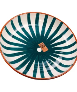 Keramikschale groß | ray teal