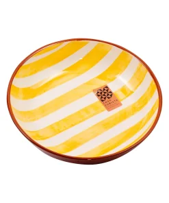 Keramikschale mittel | bold stripes tangerine
