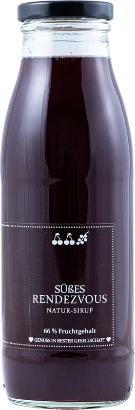 „Süßes Rendezvous“ Kirsch-Johannisbeer-Sirup – Bild 2