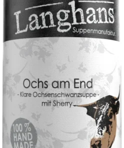 Ochs am End Klare Ochsenschwanzsuppe mit Sherry