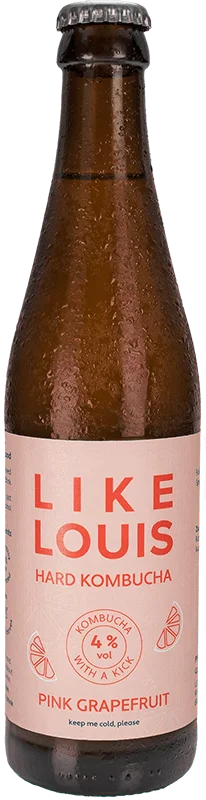 Hard Kombucha – Pink Grapefruit