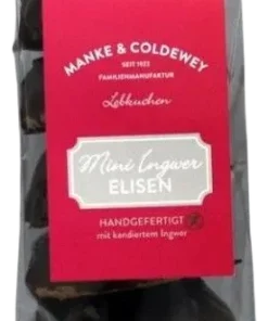 6x Ingwer Mini Elisen Lebkuchen Schokolade