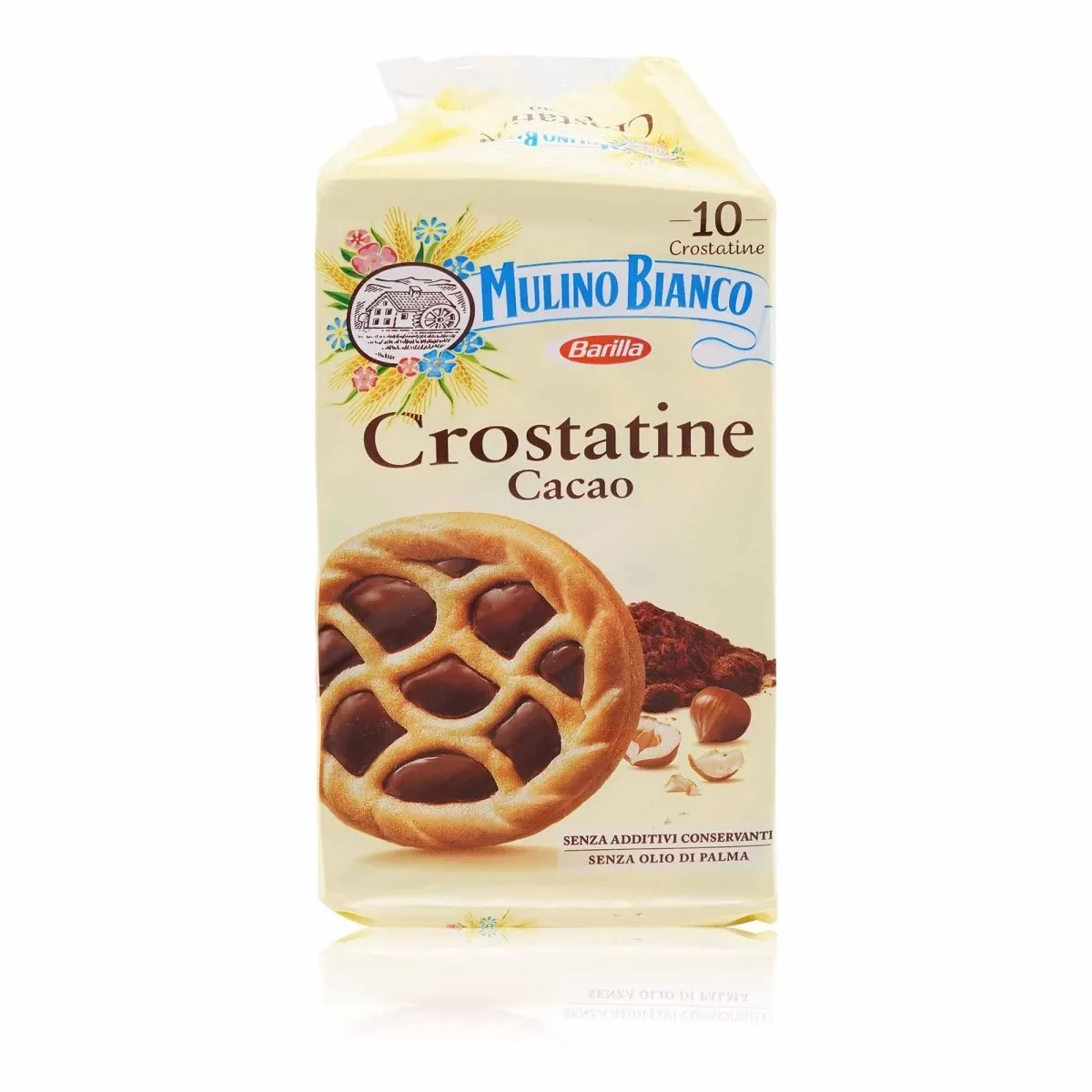 MULINO BIANCO Crostatine al cacao – Törtchen mit Schoko-Nusscreme – 0,400kg