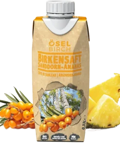 8x organic birch sap sea buckthorn/pineapple
