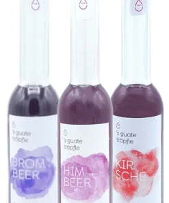 Fruchtliköre Set (Brombeer + Himbeer + Kirsche)