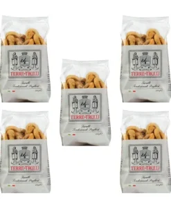 Salzgebäck mit nativem Olivenöl.