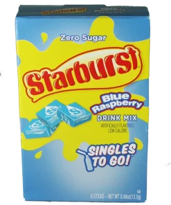 Starburst Drink Mix Singles – Blue Raspberry 6x3g
