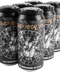 6x Liquid Metal IPA in a can